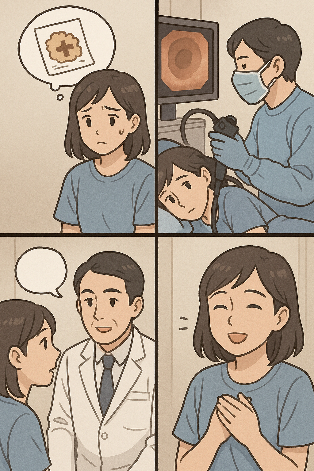 内視鏡検査の痛みと不安を軽減する方法