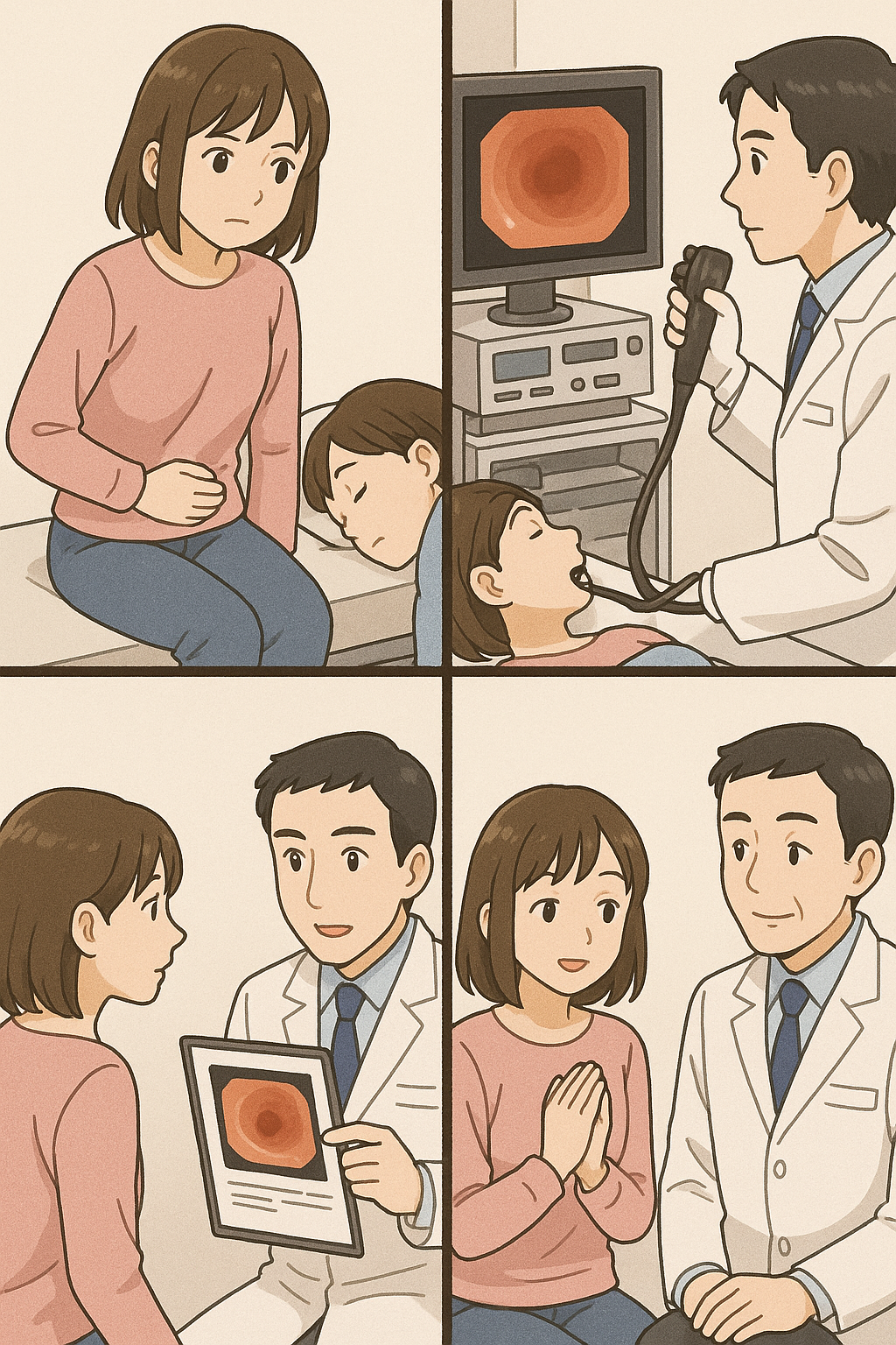 初めての内視鏡検査の流れ